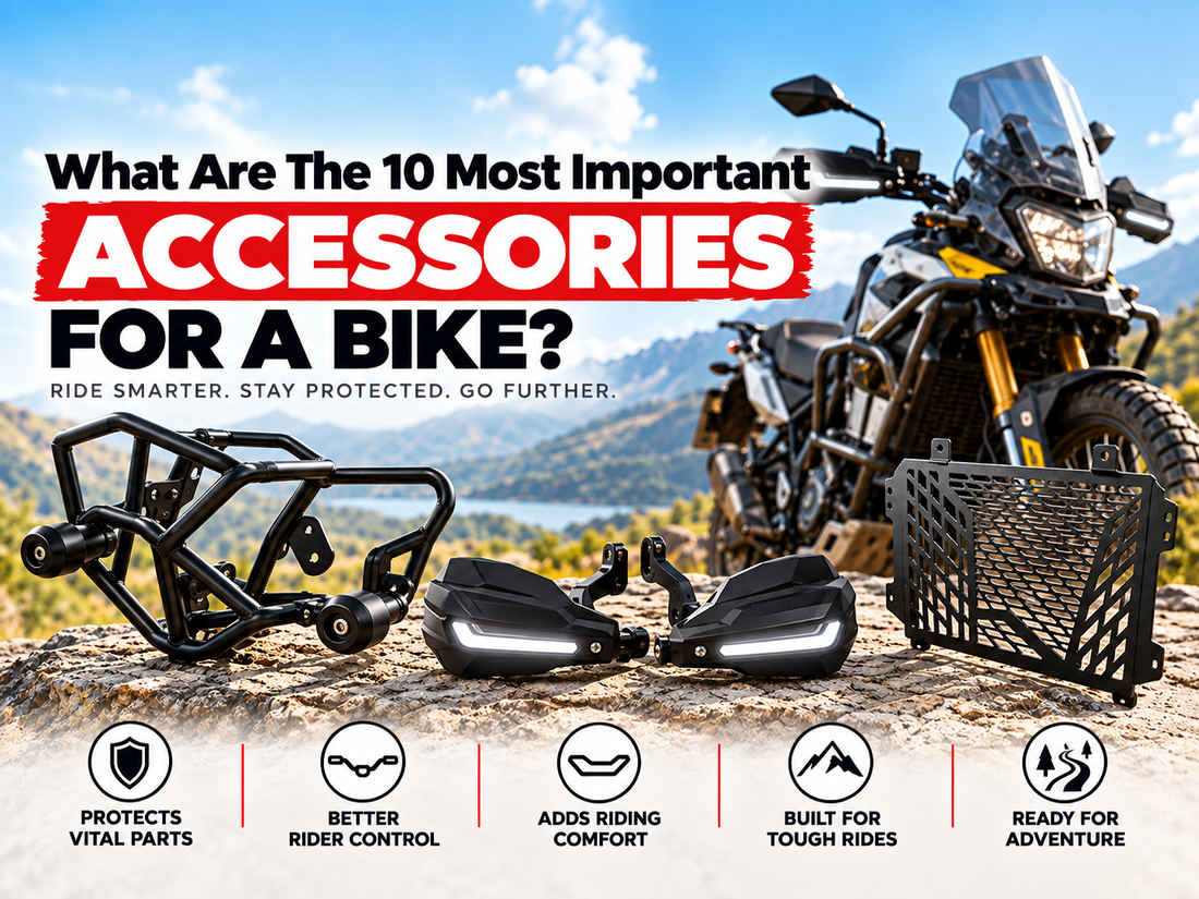 Motomaniac - What Are The 10 Most Important Accessories For A Bike?