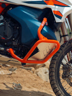 Legundary KTM ADV 890 Vambrace Bash Plate - Silver Finish