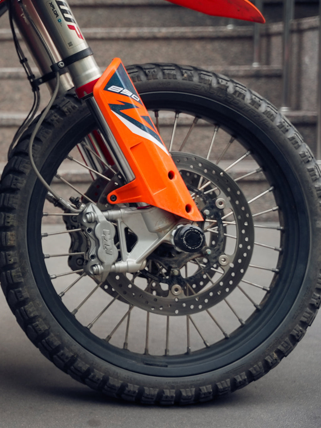 Legundary Rotex Front Wheel Slider for KTM ADV 890