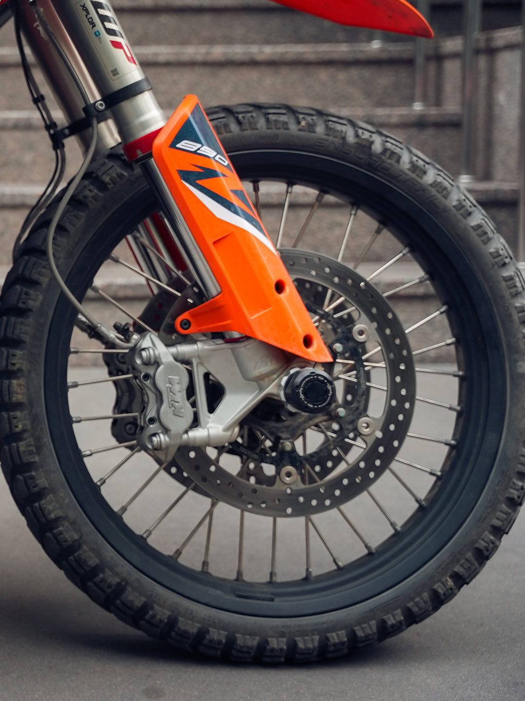 Legundary Rotex Front Wheel Slider for KTM ADV 890