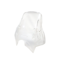 Clear motorcycle windscreen windshield replacement part on white background
