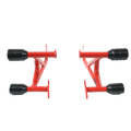 4 SLIDER CRASH GUARD FOR PULSAR NS200 - RED