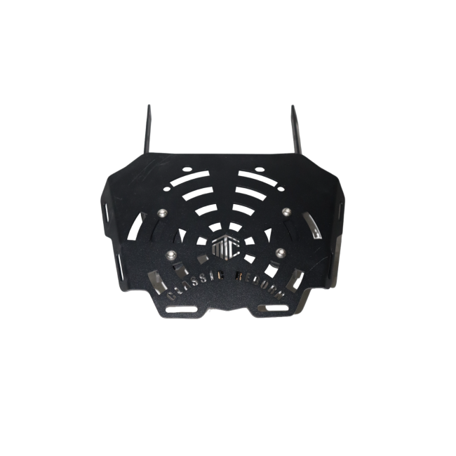 CNC Carrier with Plate for Royal Enfield Classic Reborn 350 - Moto Modz