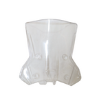 Clear motorcycle windshield replacement part, transparent windscreen panel