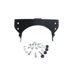 Motorcycle headlight bracket mounting kit with bolts, washers, and fasteners on white background