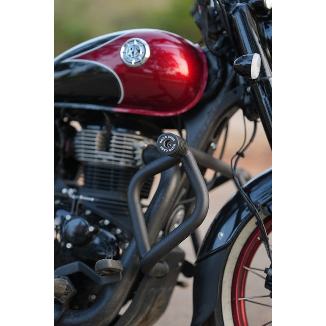Crash Guard with Dual Sliders for Royal Enfield Goan Classic 350 Engine Protection - Moto Modz