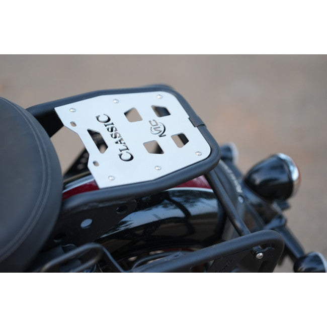 Pipe Carrier with Aluminium Plate Single Seat for Royal Enfield Goan Classic 350 - Moto Modz