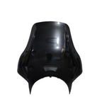 Glossy black motorcycle headlight cover fairing for front protection