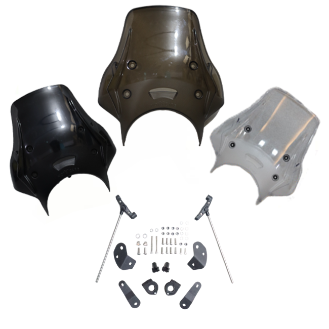 Polycarbonate Visor Windshield for Royal Enfield Goan Classic 350 Motorcycle Accessory - Moto Modz