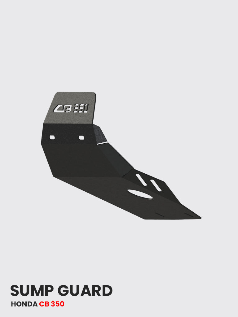 CB 350 Bash Plate SB 888 - Heavy-Duty Protective Shield