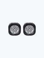 Pair of Scout-X LED off-road lights with black housing on white background.
