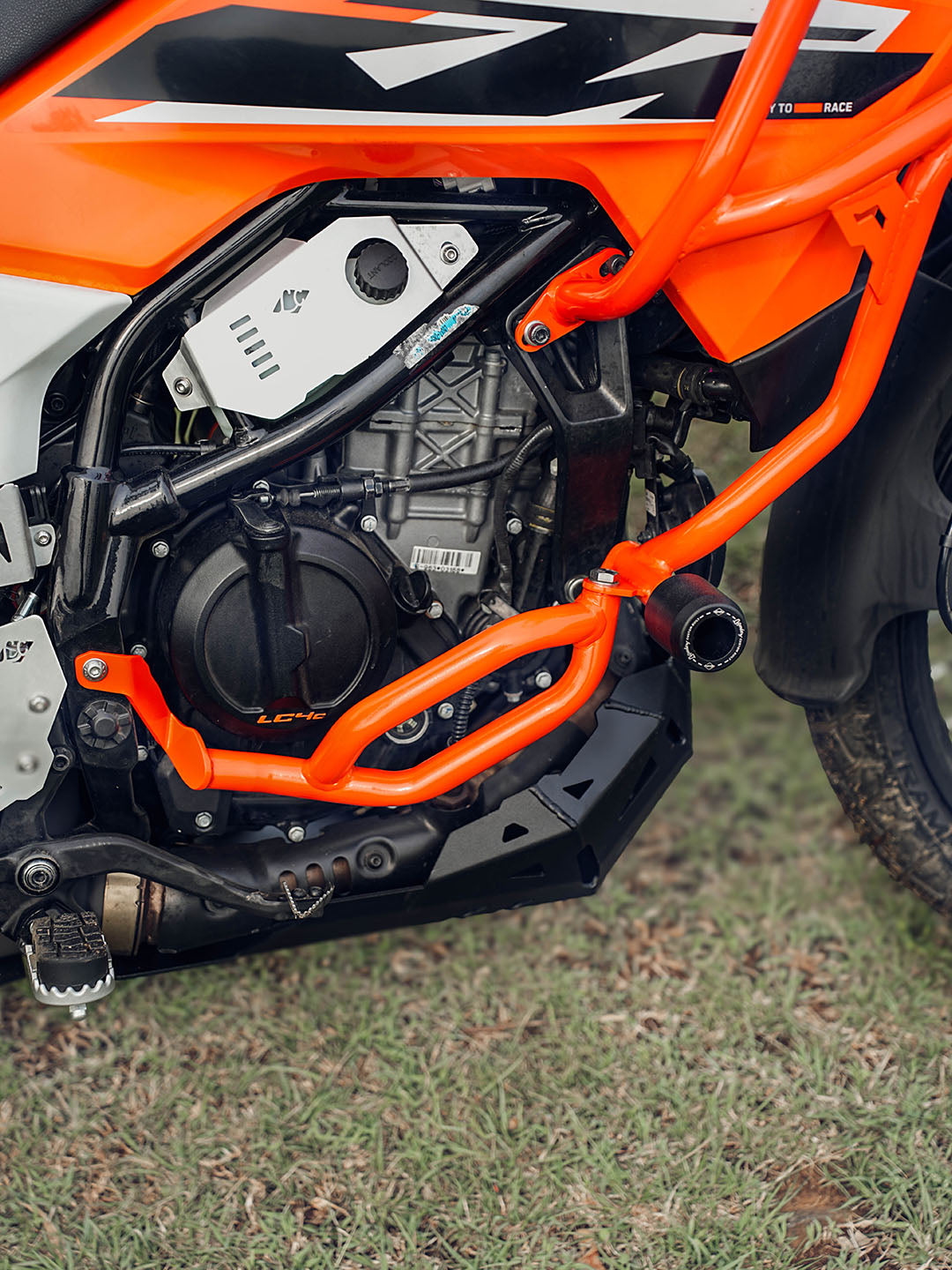 Legundary KTM ADV 390 2025 Raptor Crash Guard Orange Aftermarket Accessory - Moto Modz