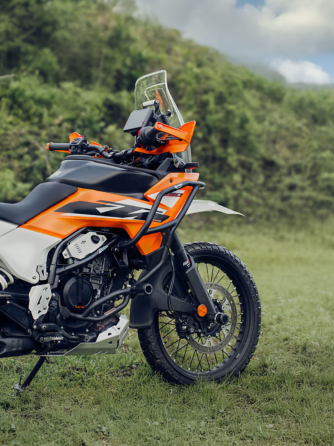 Legundary KTM ADV 390 2025 Raptor Crash Guard Black Aftermarket Accessory - Moto Modz