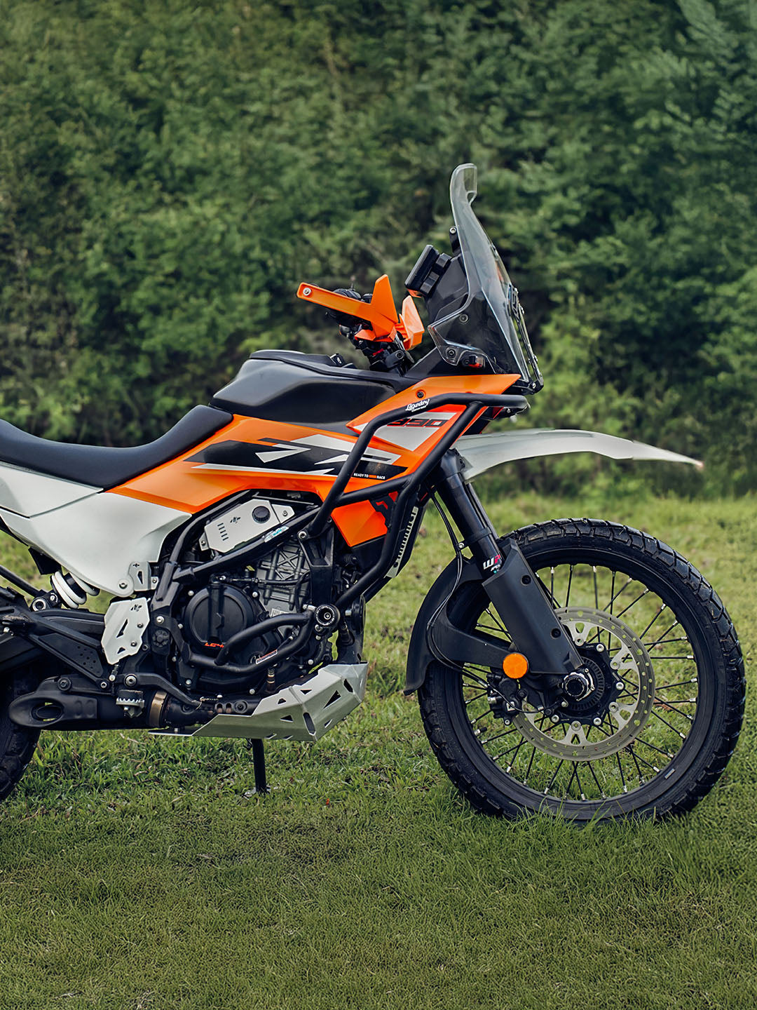 Legundary KTM ADV 390 2025 Raptor Crash Guard Black Aftermarket Accessory - Moto Modz