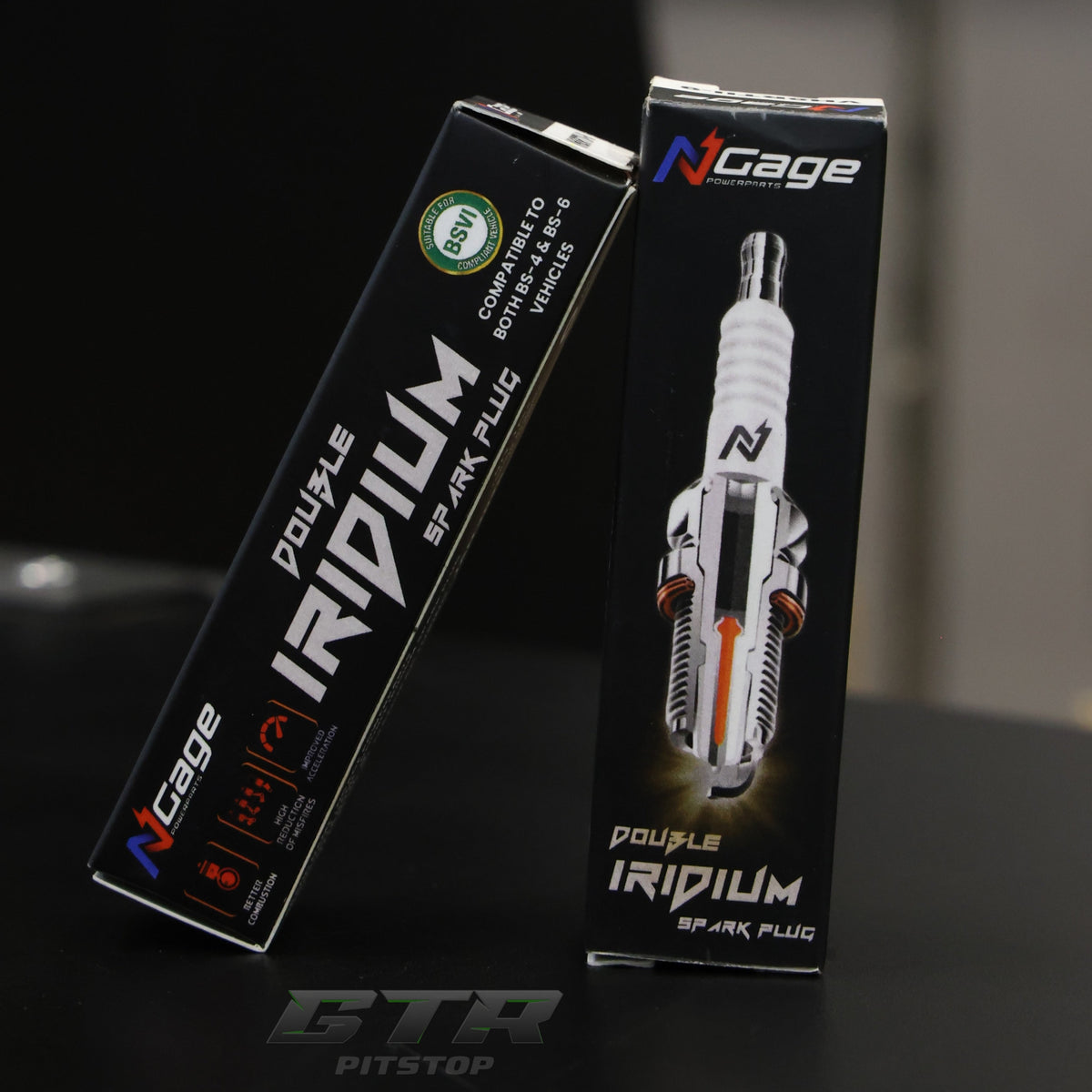 NGage Powerparts Double Iridium Spark Plugs for Royal Enfield Meteor 350 - DH7RTII-8