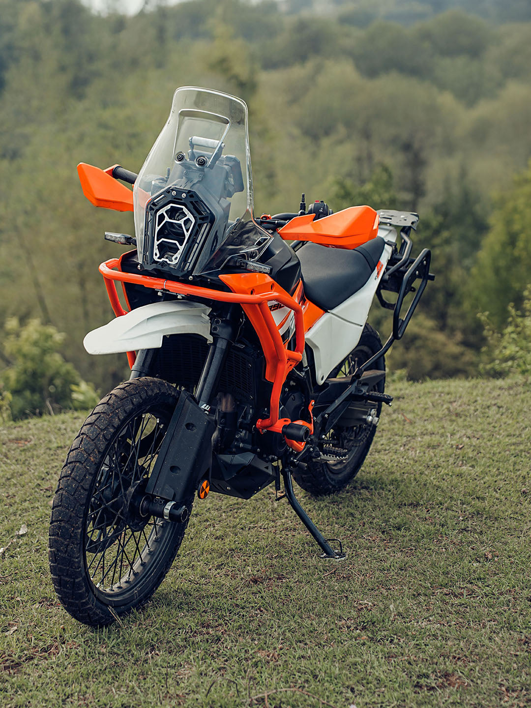 Legundary KTM ADV 390 2025 Raptor Crash Guard Orange Aftermarket Accessory - Moto Modz