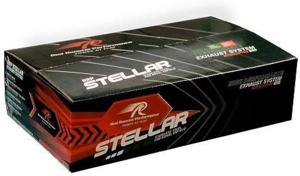 Red rooster performance exhaust Stellar for Interceptor 650 /continental GT 650 - Black matte