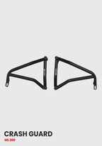 Structure Crash Guard with 4 Metal Sliders for NS125, 160, 200 and Dominar 250, 400 – SB 635 – Black