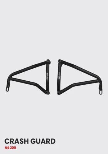 Structure Crash Guard with 4 Metal Sliders for NS125, 160, 200 and Dominar 250, 400 – SB 635 – Black