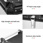 Adventure Top Box 45L Universal Premium Black by LGP — Fits Himalayan 411/450 (Case)
