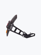 Motorcycle rear fender with integrated taillight and license plate holder