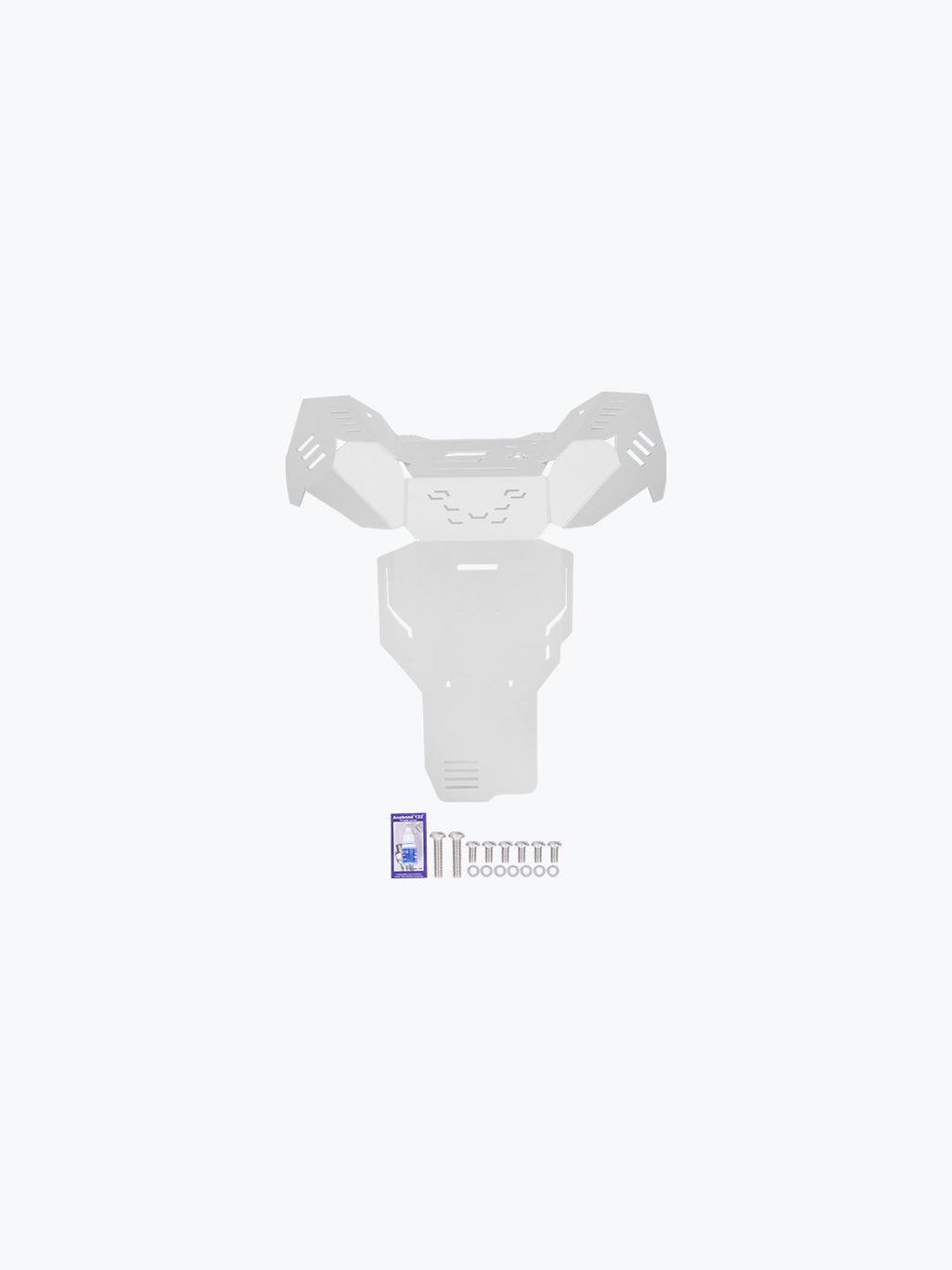 Legundary KTM ADV 890 Vambrace Bash Plate - Silver Finish