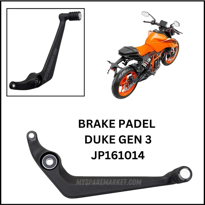 KTM Duke Gen 3 2024 Brake Pedal JP161014 OEM Replacement – Moto Modz