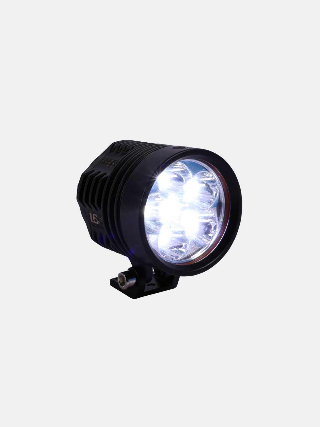 6 LED Round Auxiliary Fog Light Universal Motorcycle Spotlight Pair – Moto Modz