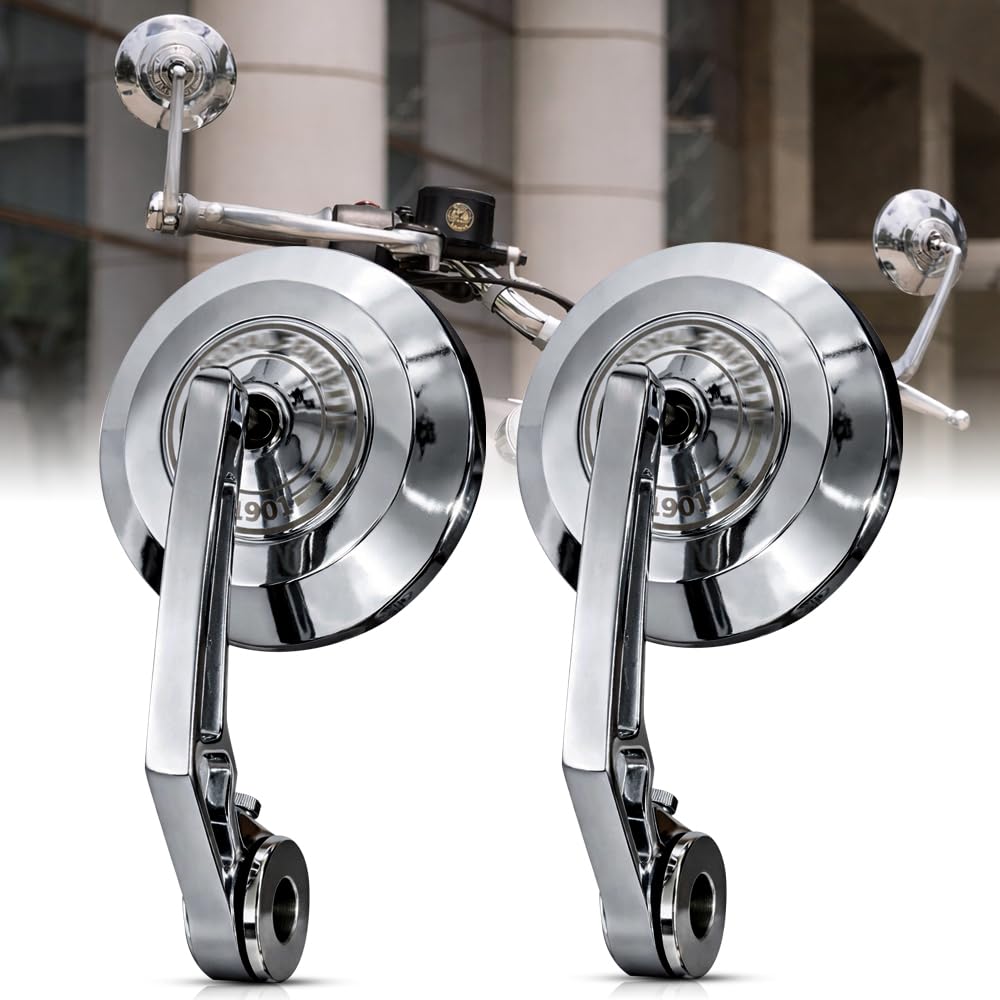 Premium CNC Bar End Mirror for Hunter 350 Meteor 350 Guerrilla 450 Interceptor 650 Continental GT Super Meteor 650 Himalayan - Moto Modz