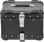 LGP Premium Aluminium Top Case – Nero Edition, Bevelled Corner, 45L Black, Universal Motorcycle Compatibility, 1-Year Warranty