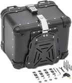 LGP Premium Aluminium Top Case – Nero Edition, Bevelled Corner, 45L Black, Universal Motorcycle Compatibility, 1-Year Warranty
