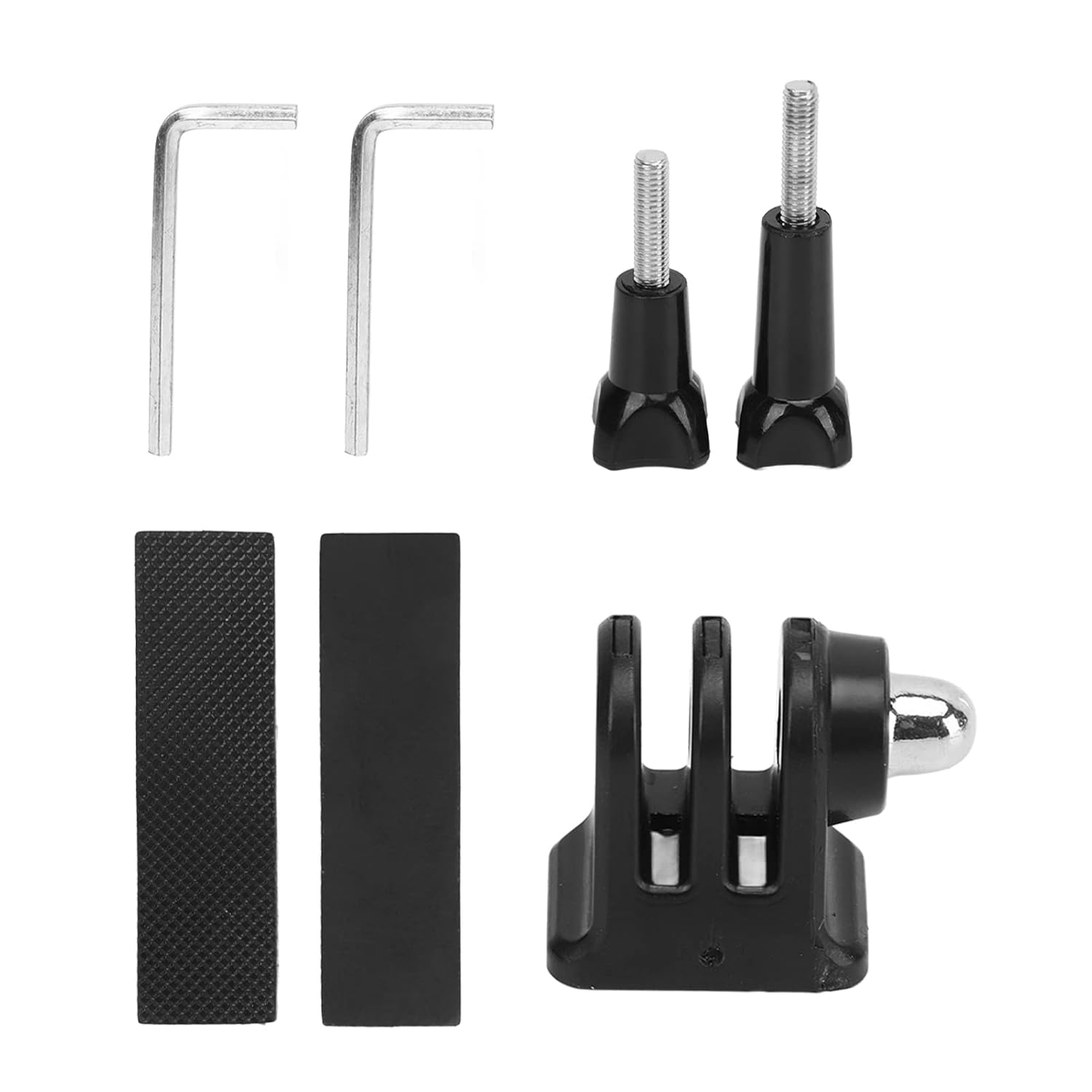 LGP Motorcycle & Bike Handlebar Mount with Invisible Selfie Stick — Adjustable Clamp Holder for GoPro HERO 11/10/9/8 and Insta360, Action Camera Bracket Adapter