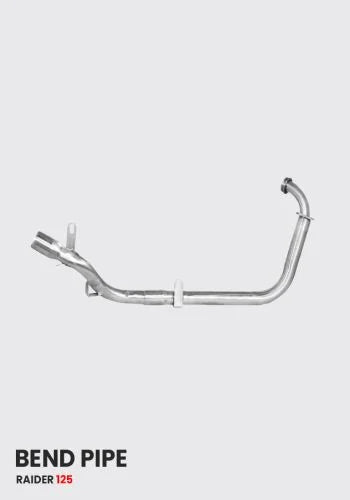TVS Raider 125 Stainless Steel Exhaust Pipe - Image 1