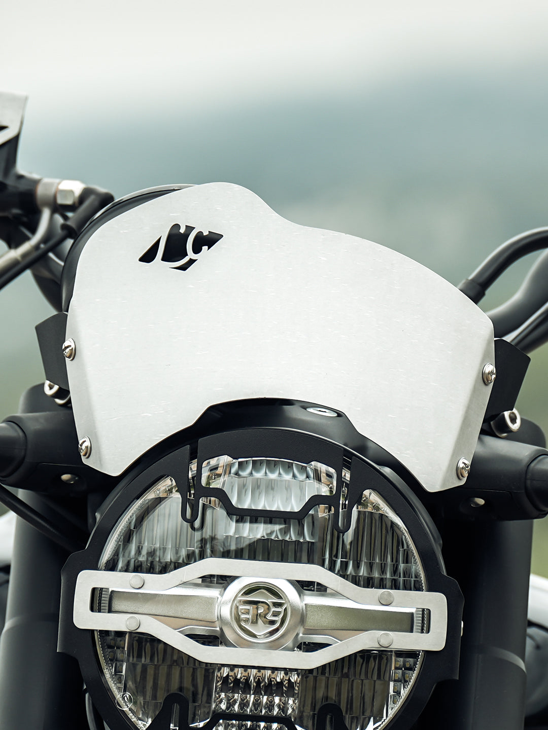 LCB RE Guerrilla 450 Zephyr Metal Visor Motorcycle Accessory - Moto Modz