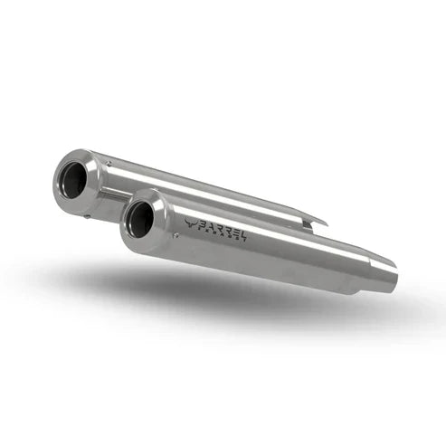 RE GT 650 / INTERCEPTOR 650 BE-10- "BASS MASTER" PERFORMANCE EXHAUST | Polish | RUSTFREE | 1 Year warranty - BARREL EXHAUST