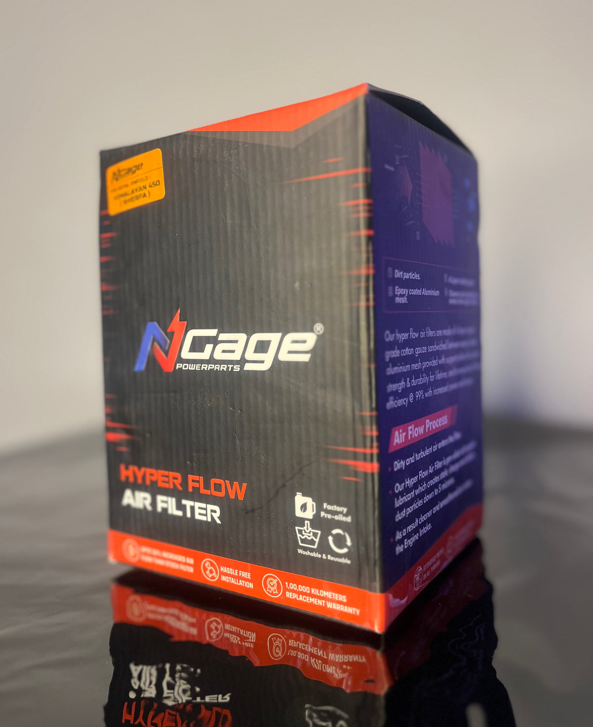 Bajaj Pulsar RS 200 NGAGE Hyper Flow Air Filter - NGAGE POWERPARTS
