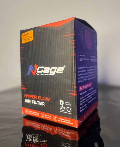 Bajaj Pulsar RS 200 NGAGE Hyper Flow Air Filter - NGAGE POWERPARTS