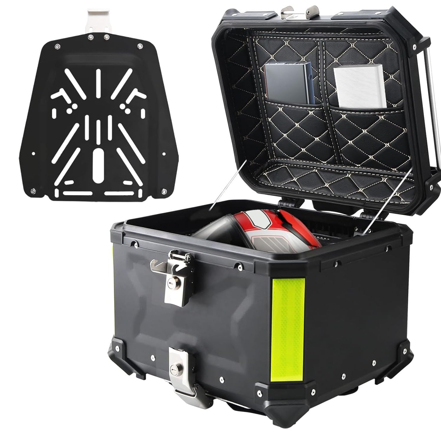 LGP Premium X Aluminium Top Box 45L - Sleek Black Finish