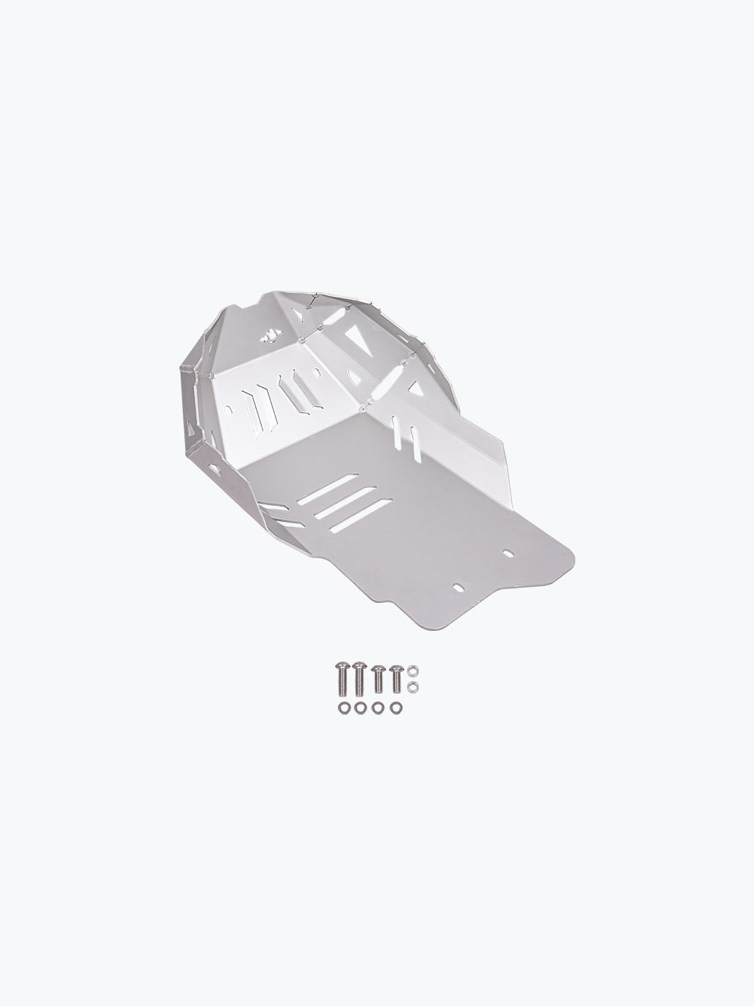 Legundary KTM ADV 390 2025 Vambrace Bash Plate Silver Aftermarket Accessory - Moto Modz