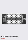 Sleek Matte Black Radiator Guard for CB 300 R – RD 733 HT Exhaust