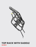 Premium Top Rack with Saddle Stay for CB 300R – Matte Black Finish – SB 759 / HT Exhaust