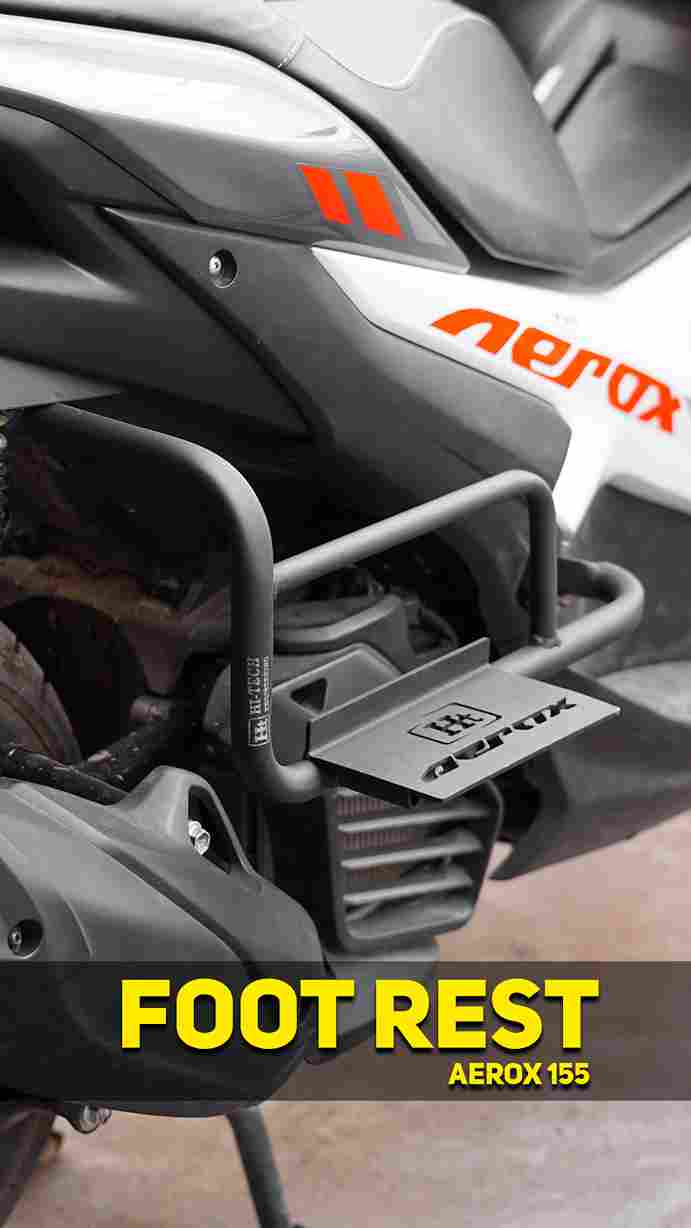 AEROX 155 Folding Foot Rest – Type FTR 736 Dual-Sided