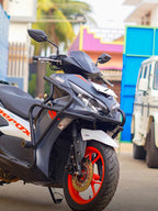 AEROX COMBO 3: Crash Guard, Foldable Footrest & Top Rack