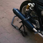 Ngage Roxor Powerflow Exhaust for Interceptor 650/ GT 650 – Chrome with Matte Black Finish