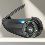EJEAS Q8 Motorcycle Mesh Intercom – Simultaneous Group Talk for 6 Riders with 1-Year Warranty