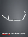Bent Pipe for Aftermarket Exhaust System - Guerrila 450 / SB 1030