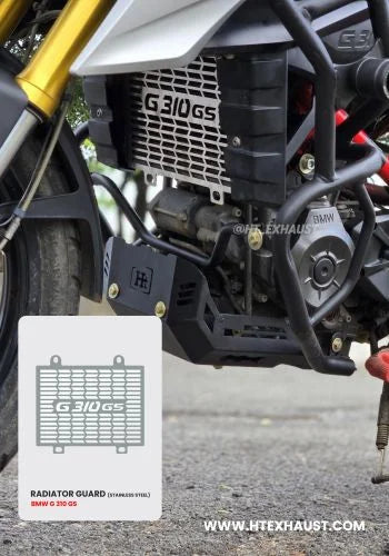 BMW G 310 GS Radiator Guard - Stainless Steel Matte Finish (SB 970)
