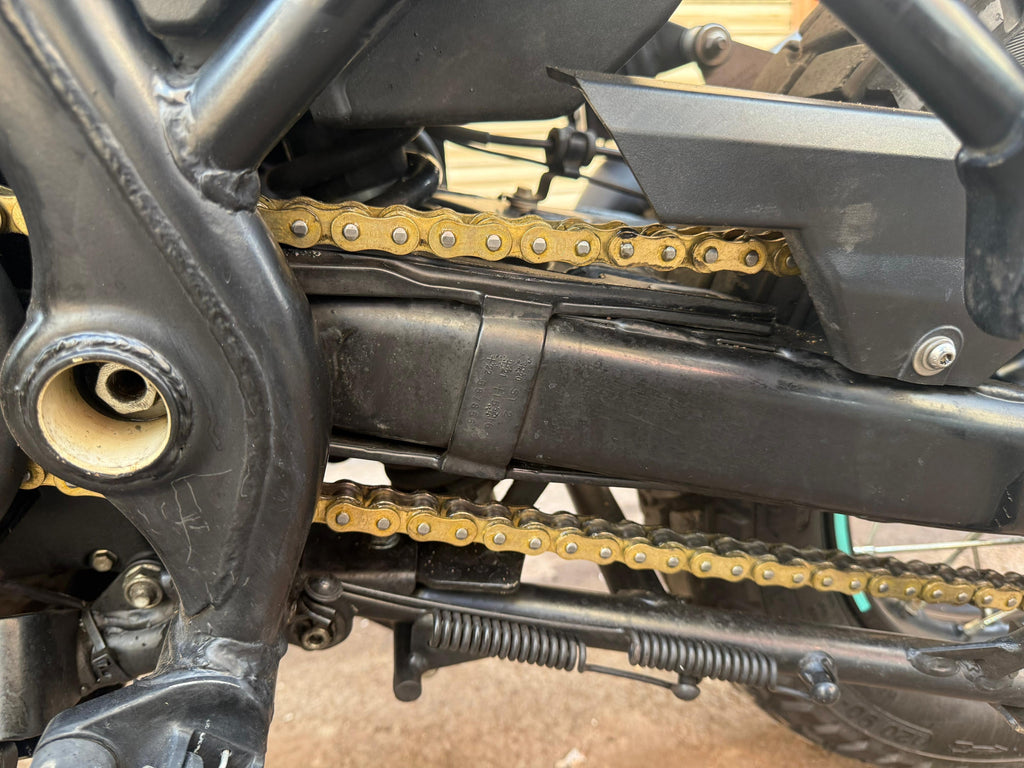 RE SCRAM 411 Brass O-Ring Chain and Sprocket Kit