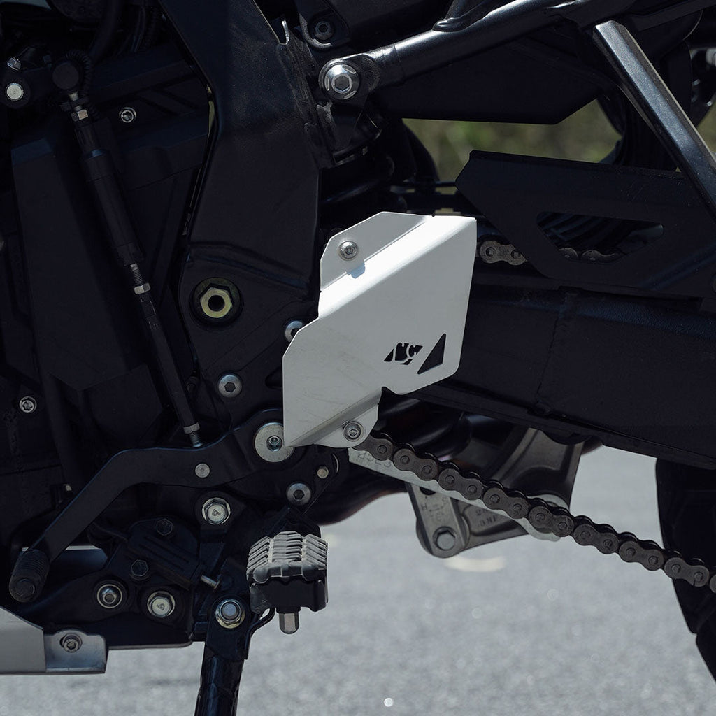 Legendary Suzuki V-Strom 800DE Titan Boot Guards - Silver