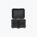 JB Racing MC 45L Top Box - Black Economy Edition with Backrest Pad